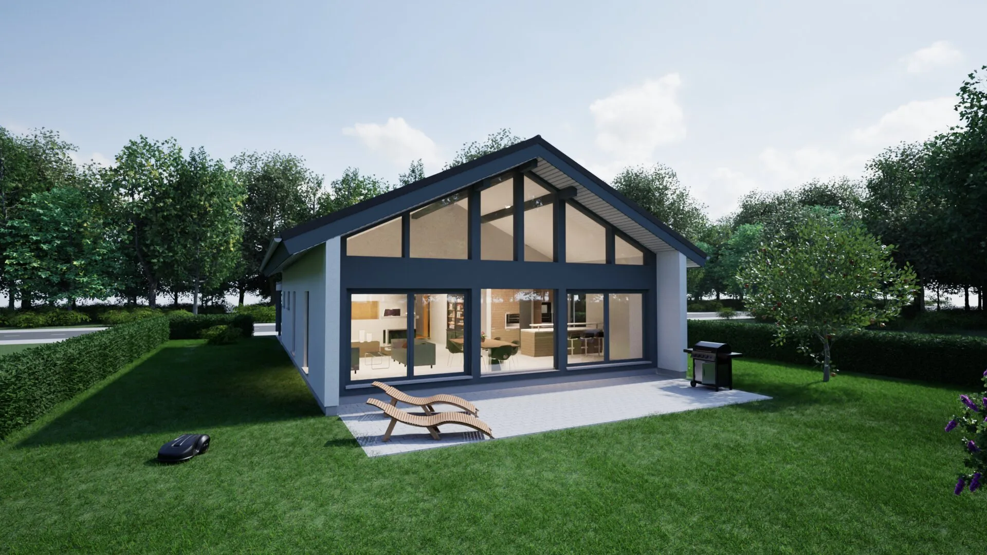 Bungalow Lichtblick von Meisterstueck Haus Seitenansicht 2