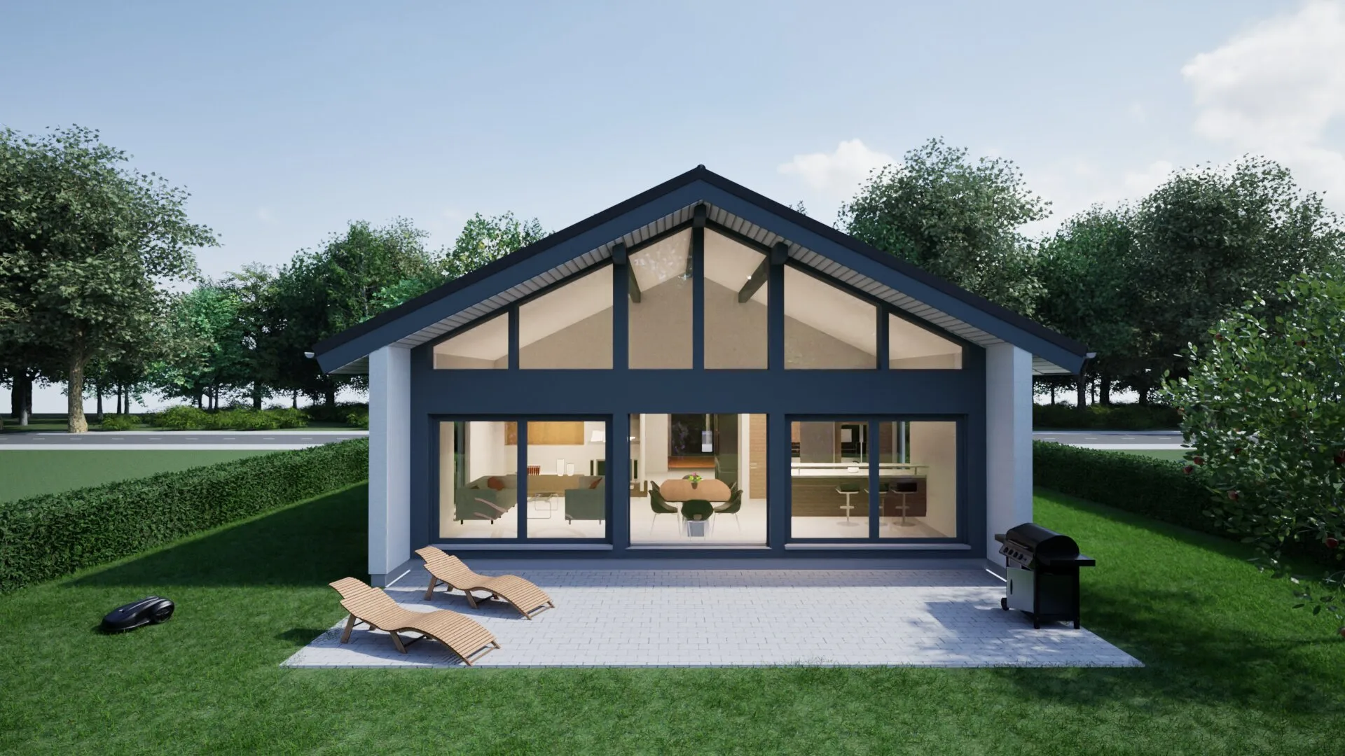 Bungalow Lichtblick von Meisterstueck Haus Frontansicht 2