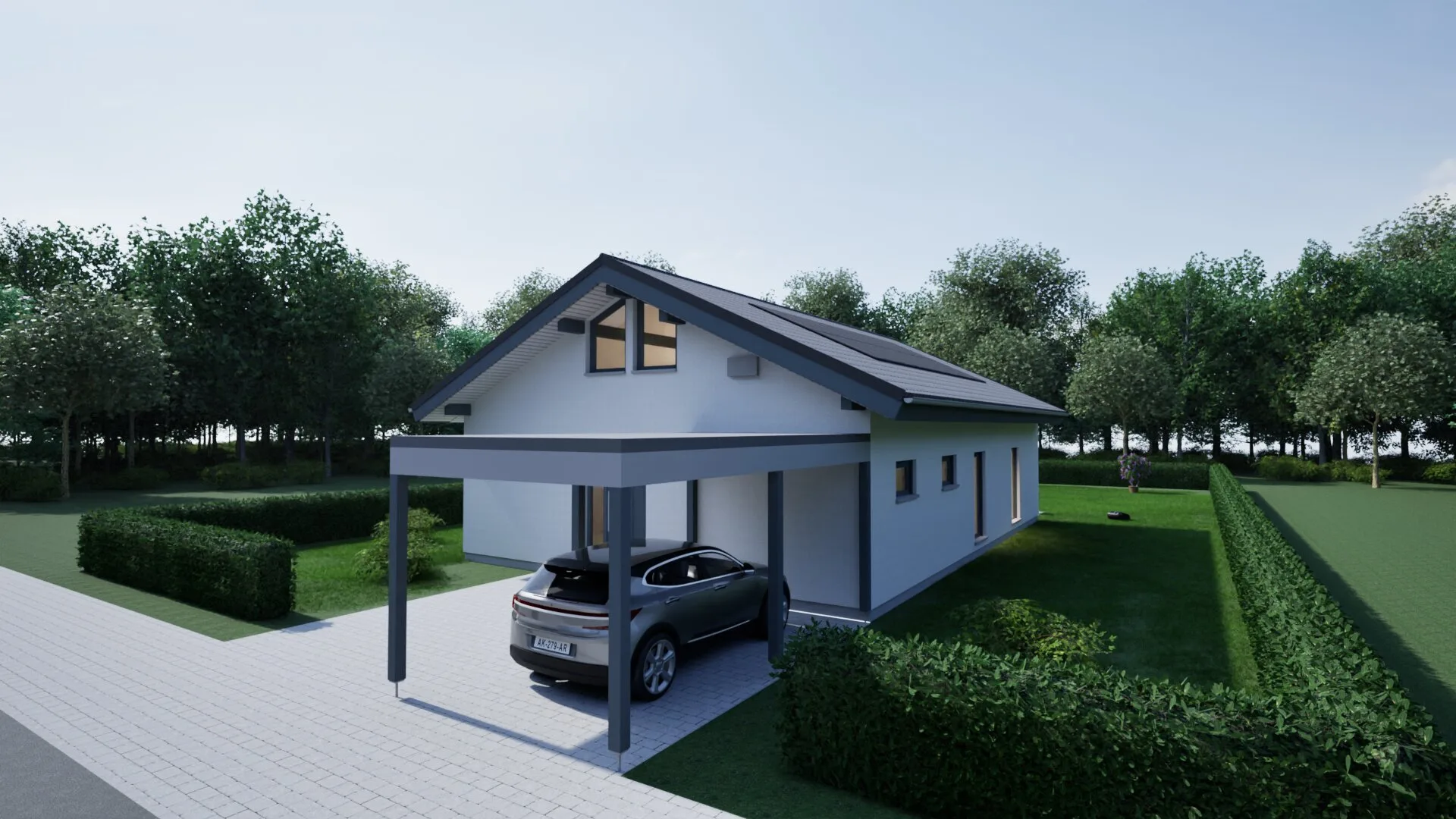 Bungalow Lichtblick von Meisterstueck Haus Straßenansicht 1