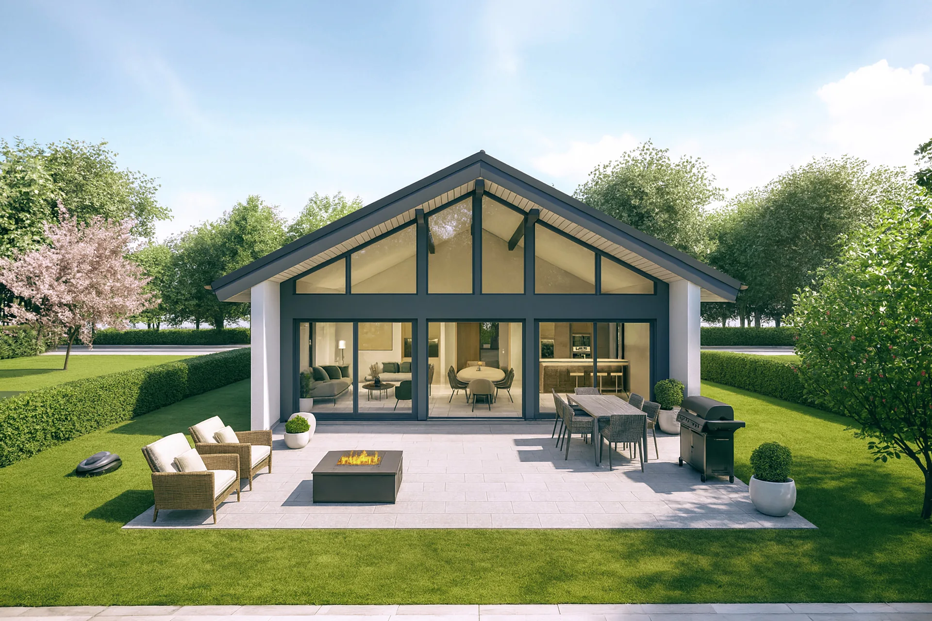 Bungalow Lichtblick von Meisterstueck Haus Frontansicht 1