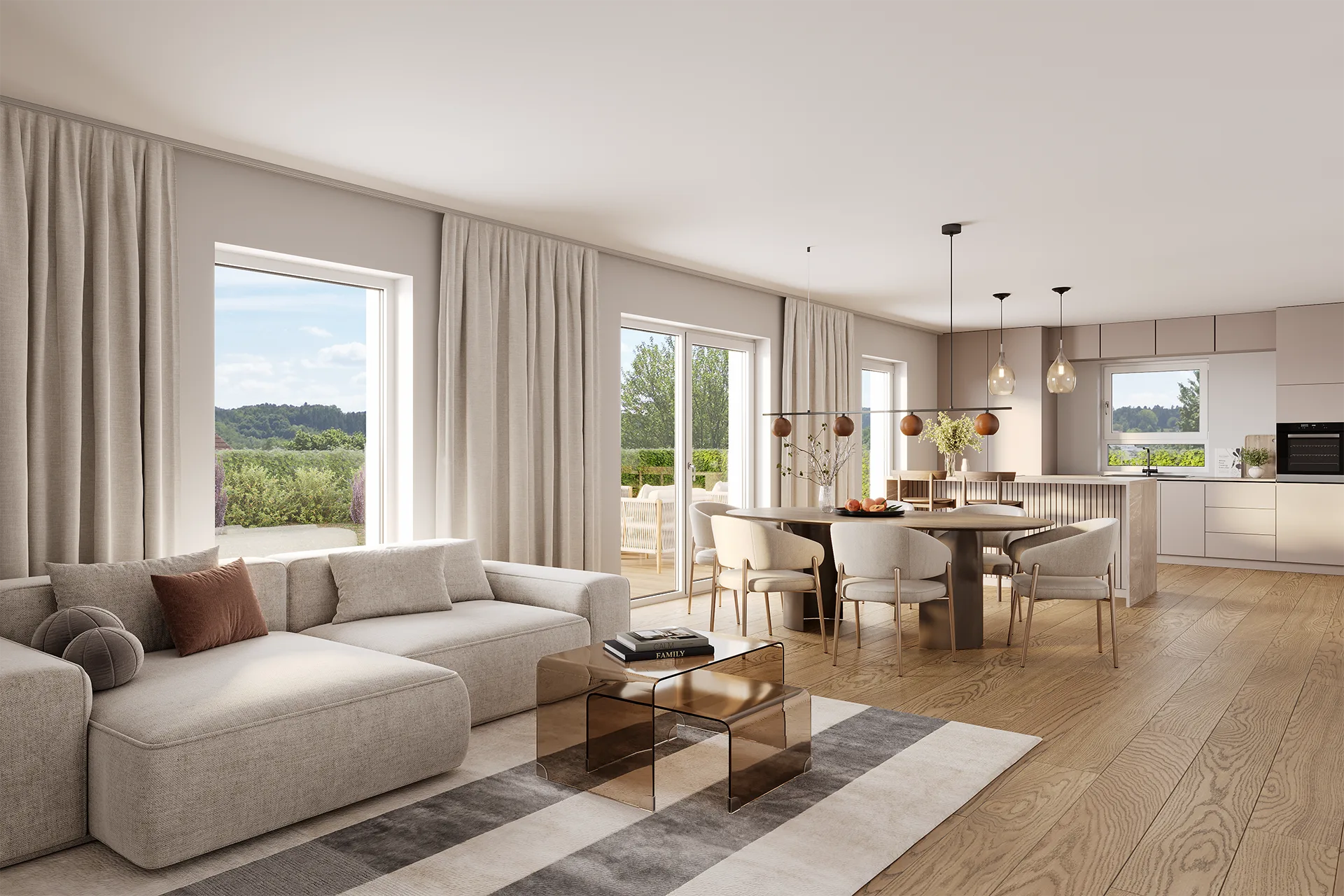 Klinkerhaus Cape Dutch von Meisterstueck Haus Wohnbereich