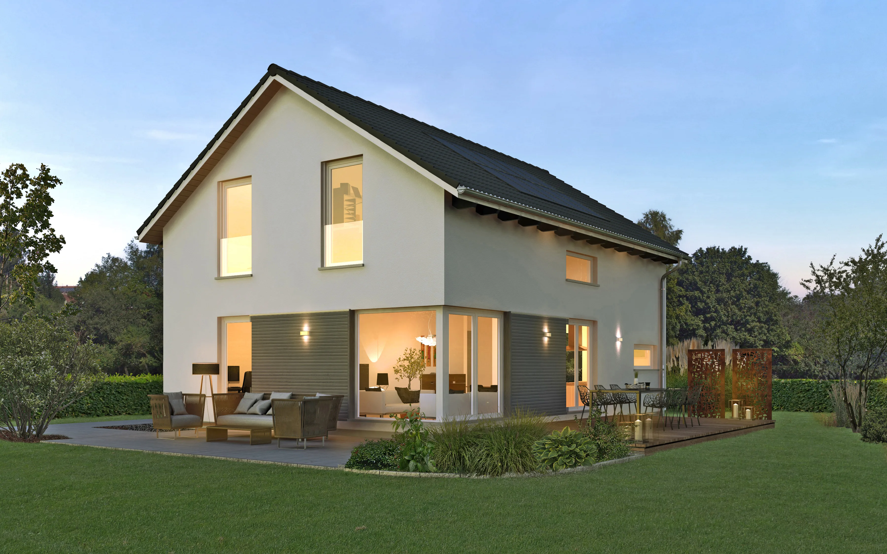 Sweet Home von Meisterstueck Haus Gartenansicht