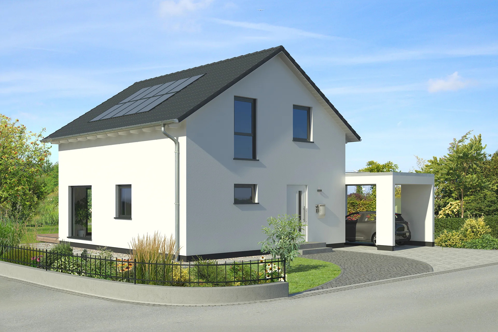 Aktionshaus SweetHome 3.0 von Meisterstück-HAUS Straßenansicht