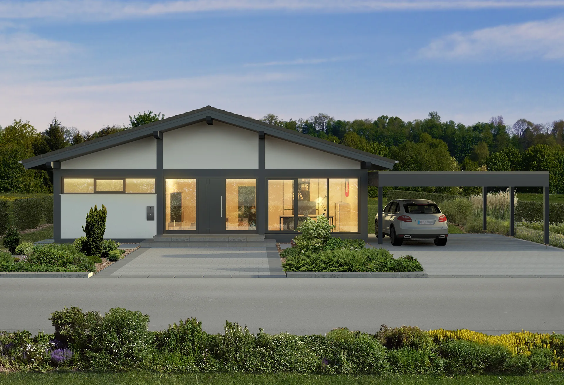 Aesthetik One von Meisterstueck Haus aus Straßenansicht