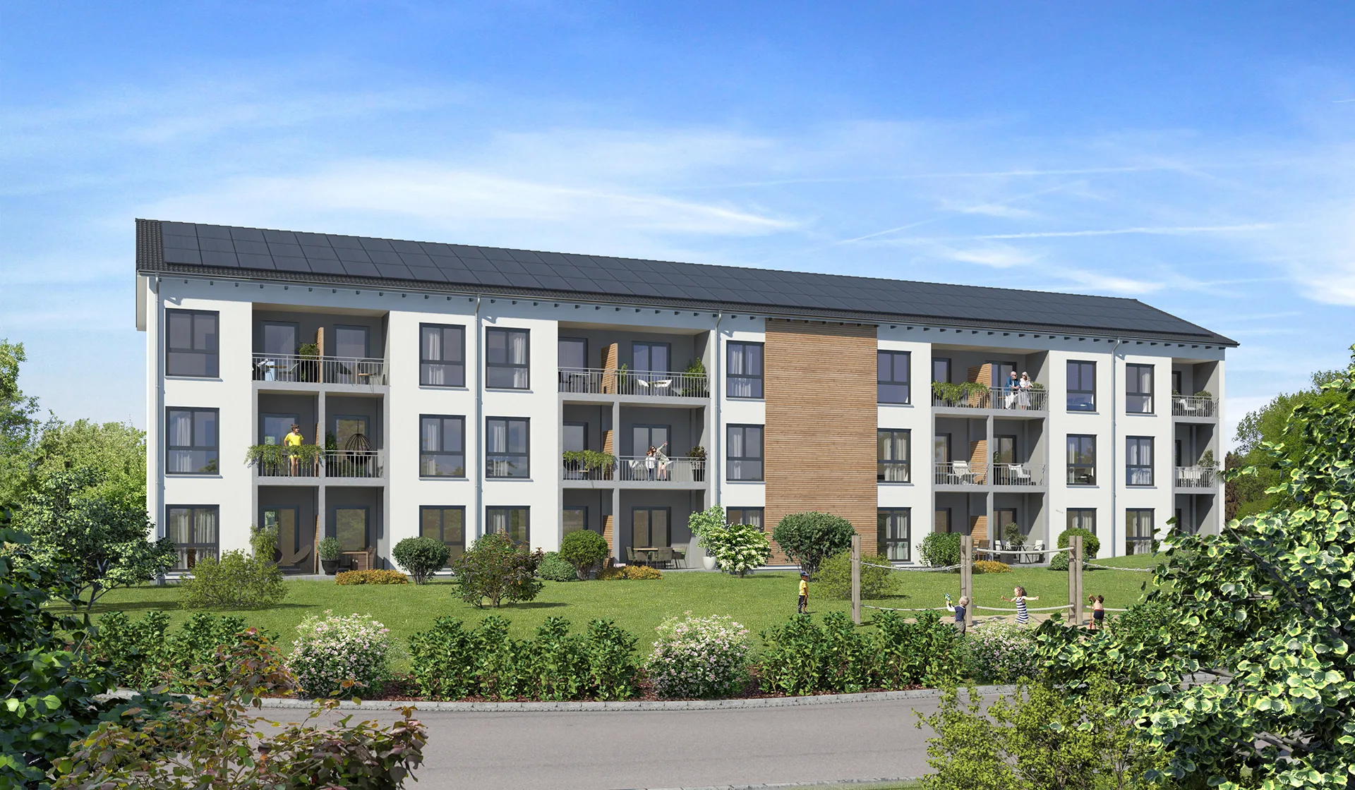 Mehrfamilienhaus Konzept auf 21 Wohneinheiten von Meisterstueck Haus Planungsentwurf 3