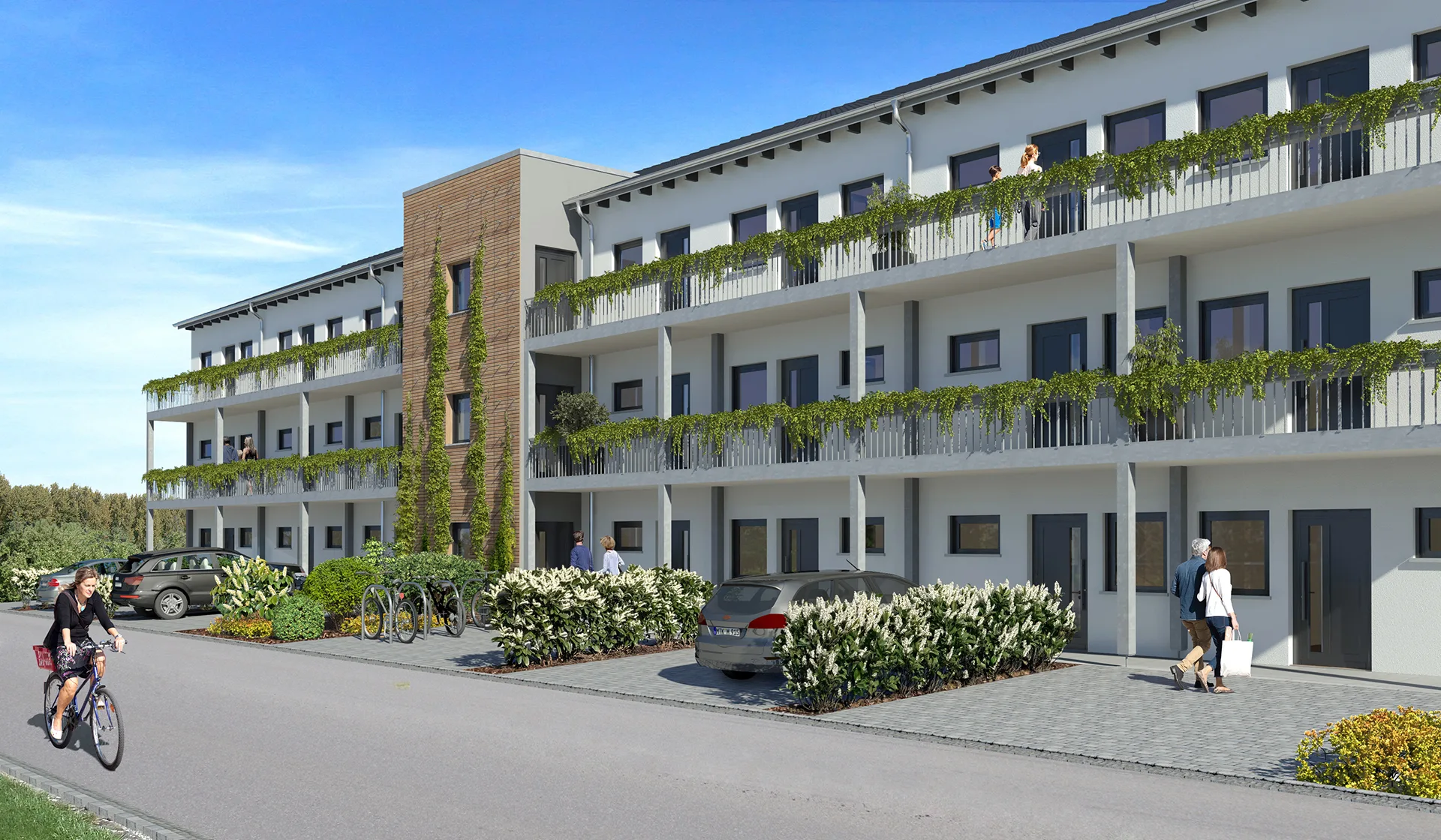 Mehrfamilienhaus Konzept auf 21 Wohneinheiten von Meisterstueck Haus Planungsentwurf 4