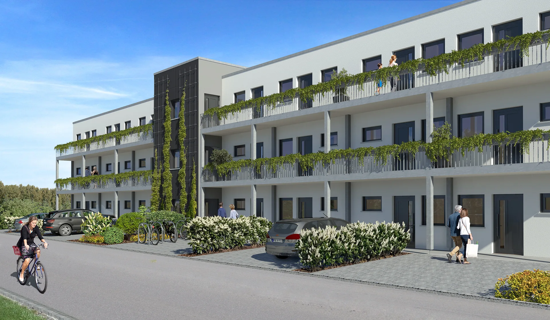 Mehrfamilienhaus Konzept auf 21 Wohneinheiten von Meisterstueck Haus Planungsentwurf 2