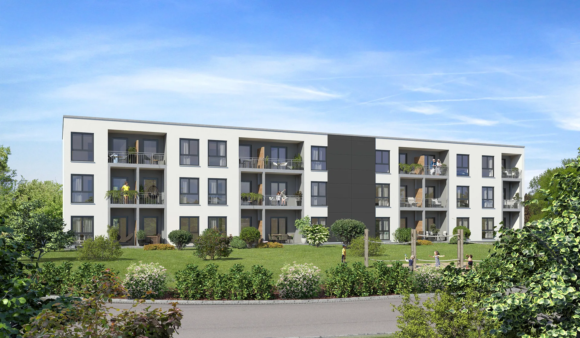 Mehrfamilienhaus Konzept auf 21 Wohneinheiten von Meisterstueck Haus Planungsentwurf 1