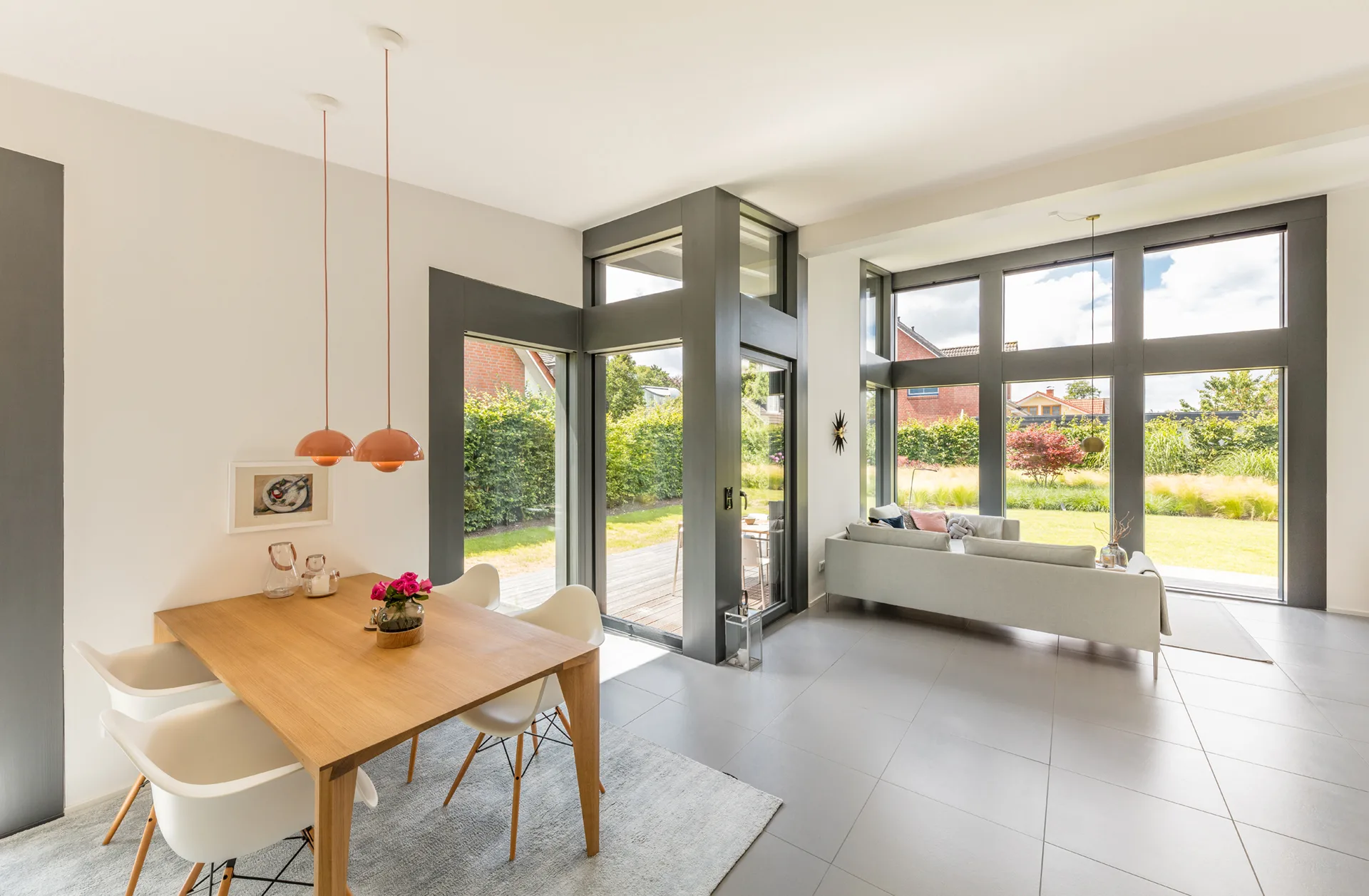 Bungalow MIDSOMMER mit Pultdach von Meisterstueck Haus Essbereich