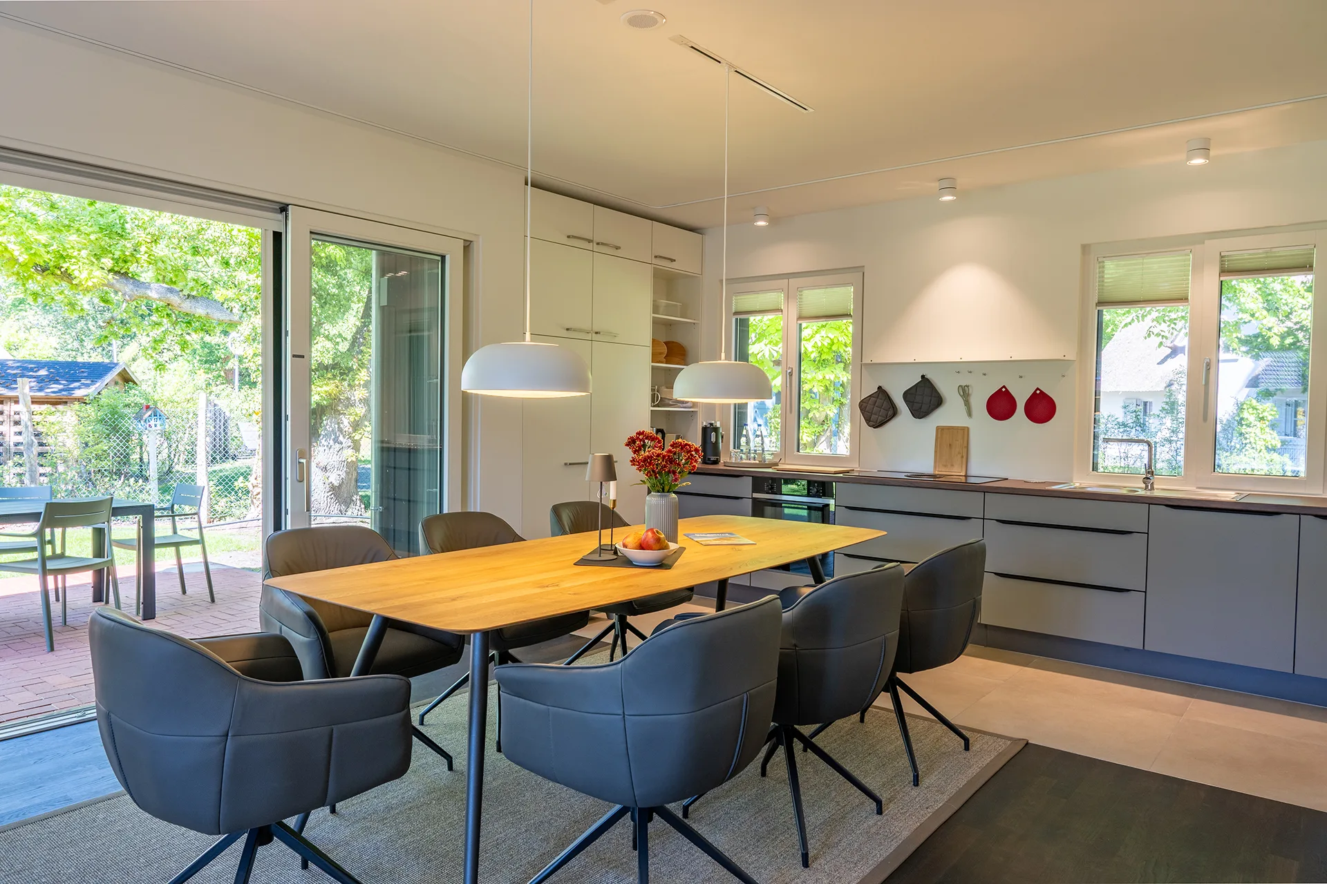 Ferien-Doppelhaus Ostsee innen5 essenkueche