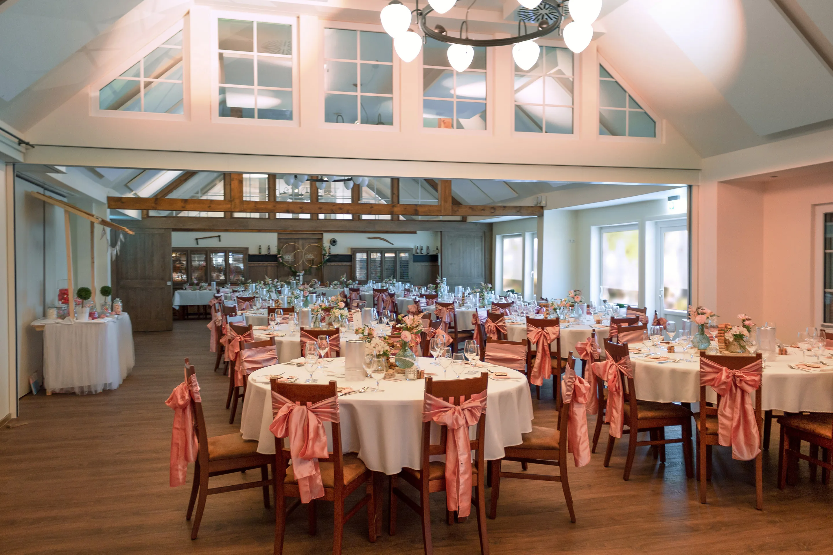 Grohnder Faehrhaus Anbau von Meisterstueck Haus aus der Innenansicht