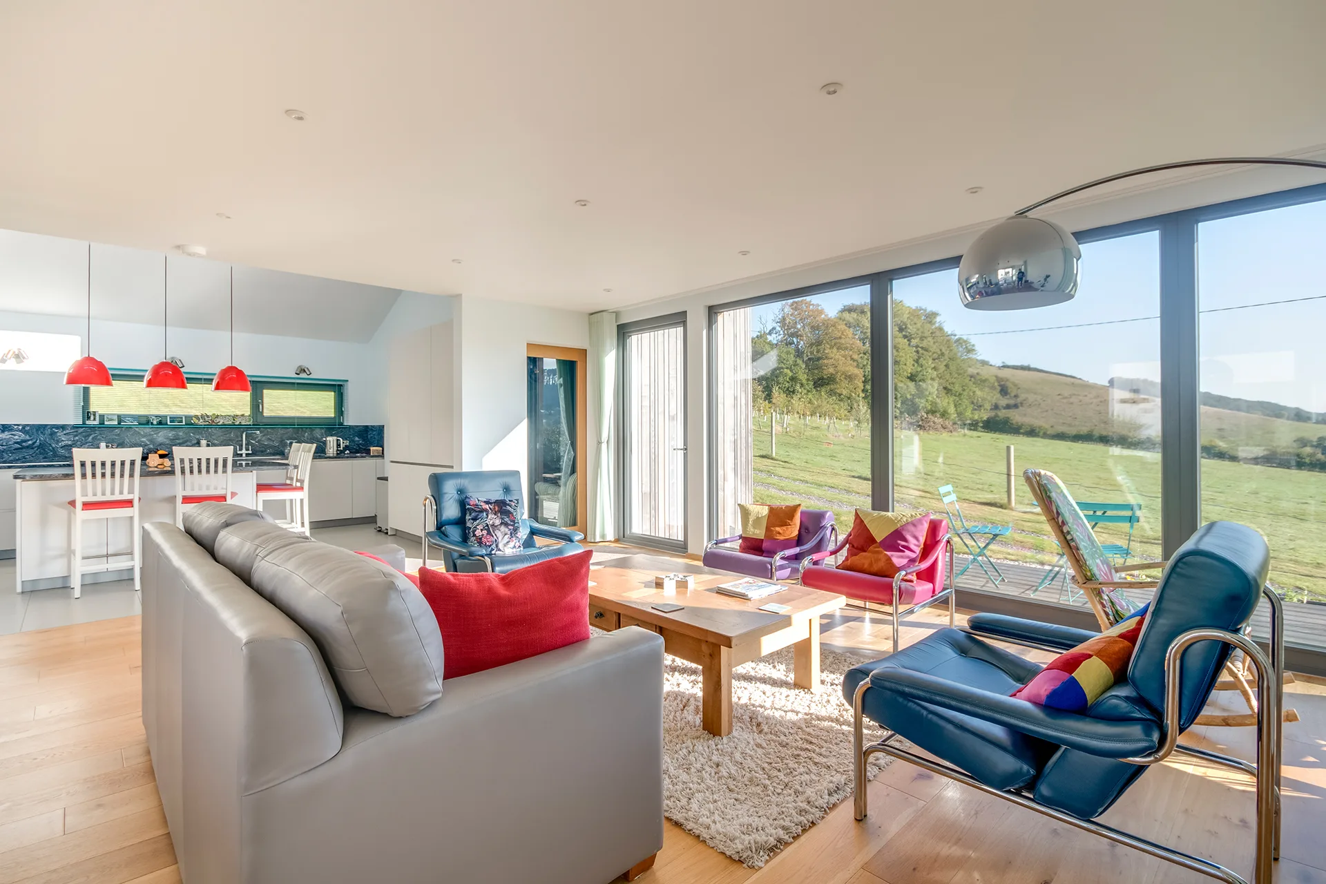 Hang-Bungalow in Dover von Meisterstueck Haus Wohnzimmer