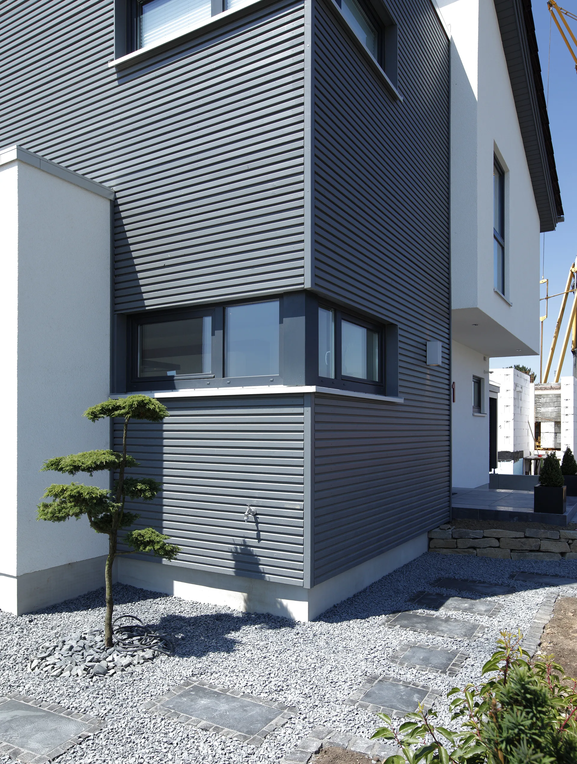 Individuelles Effizienzhaus 55 von Meisterstueck Haus Seitenansicht