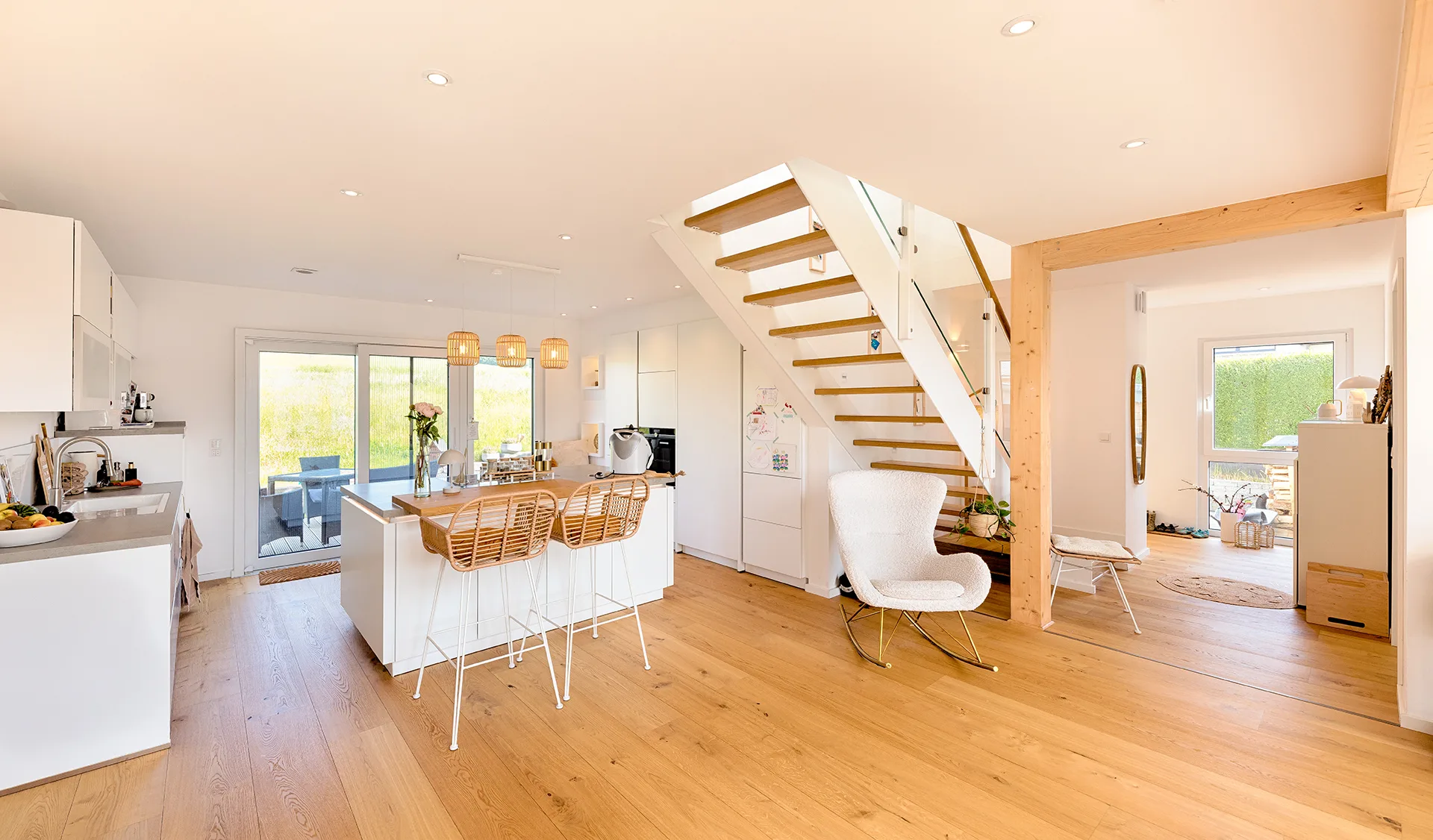 Kubus Familienhaus von Meisterstueck Haus Treppe