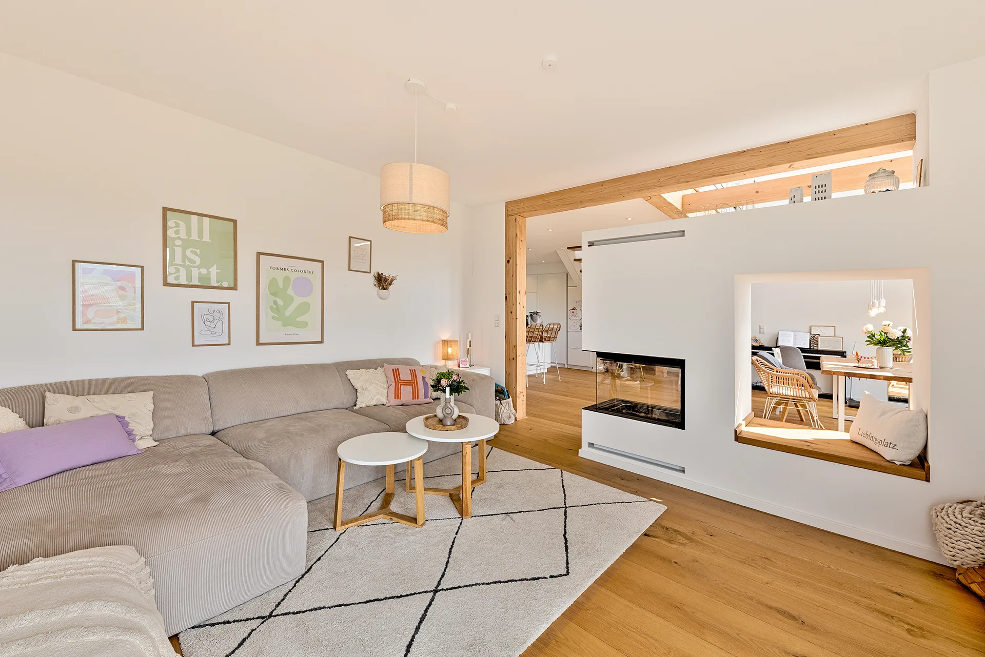 Kubus Familienhaus von Meisterstueck Haus Wohnzimmer