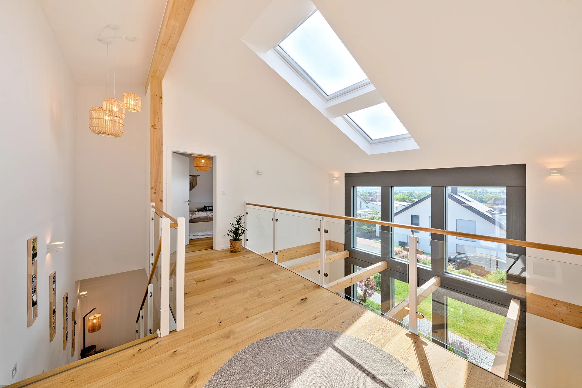 Kubus Familienhaus von Meisterstueck Haus Flur Obergeschoss