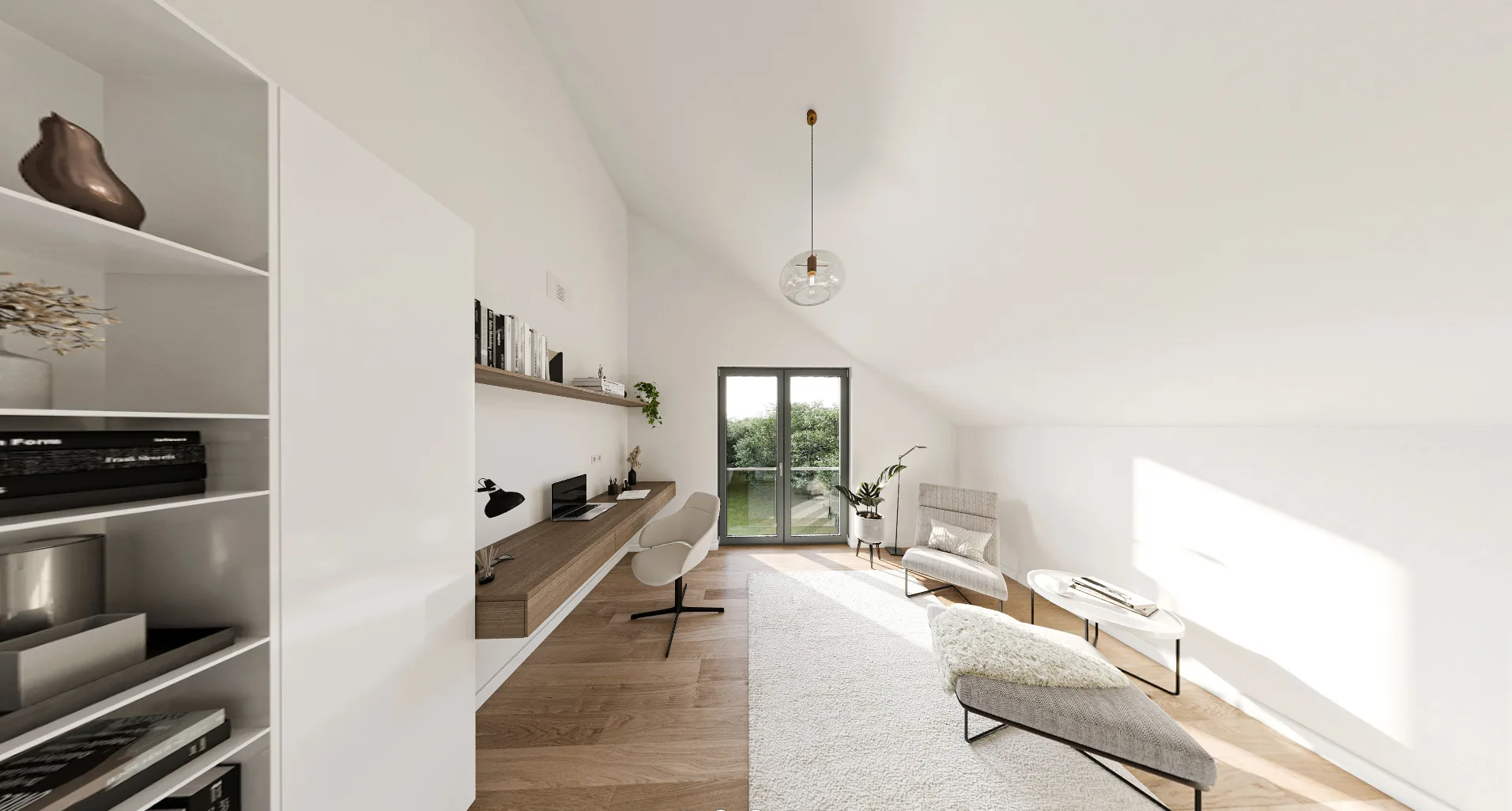 Linear mit Wintergarten von Meisterstueck Haus Buero