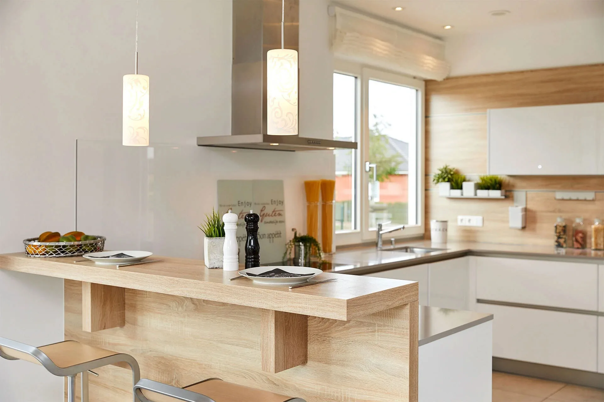 Musterhaus Stadtvilla Werder von Meisterstueck Haus Kuechenansicht 2