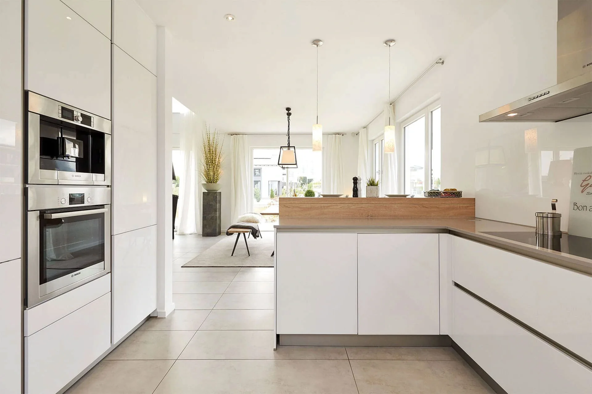 Musterhaus Stadtvilla Werder von Meisterstueck Haus Kuechenansicht 1