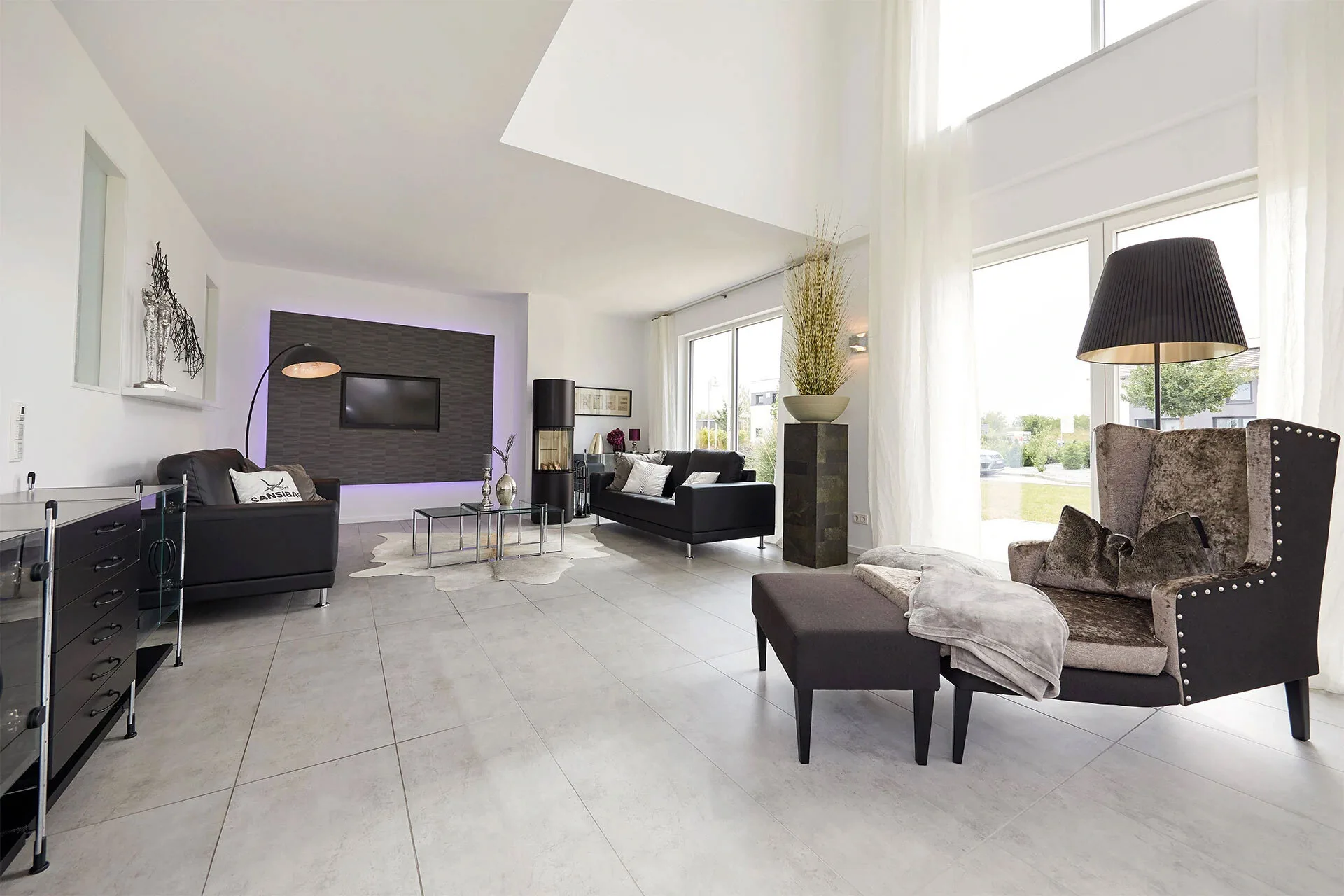 Musterhaus Stadtvilla Werder von Meisterstueck Haus Wohnzimmer