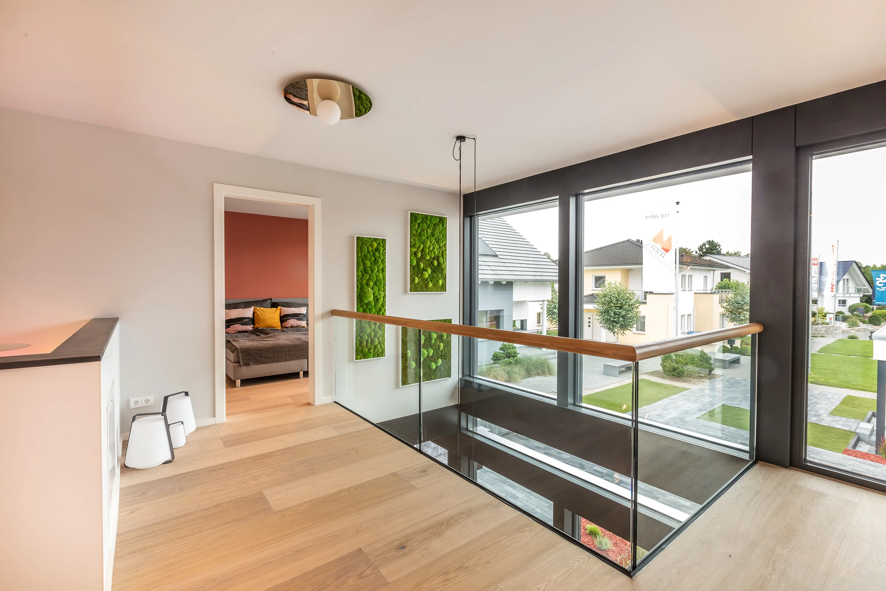 Musterhaus FUSION in Mannheim von Meisterstueck Haus Flur Obergeschoss