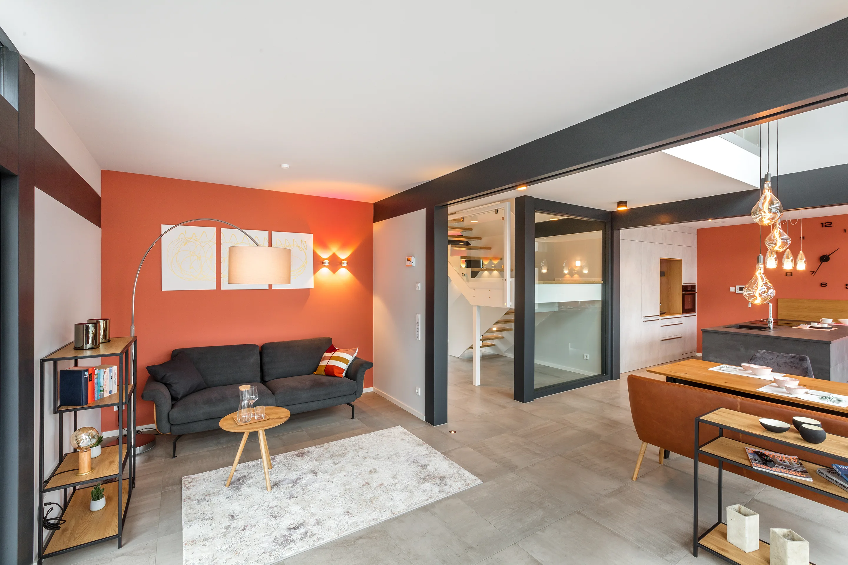 Musterhaus FUSION in Mannheim von Meisterstueck Haus Wohnzimmer