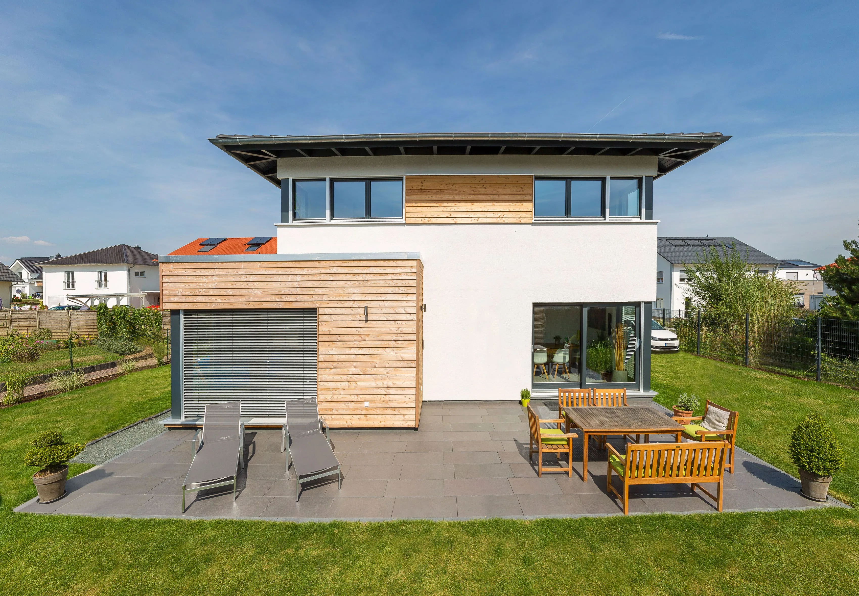 Schoen²-Stadtvilla von Meisterstueck Haus Gartenansicht