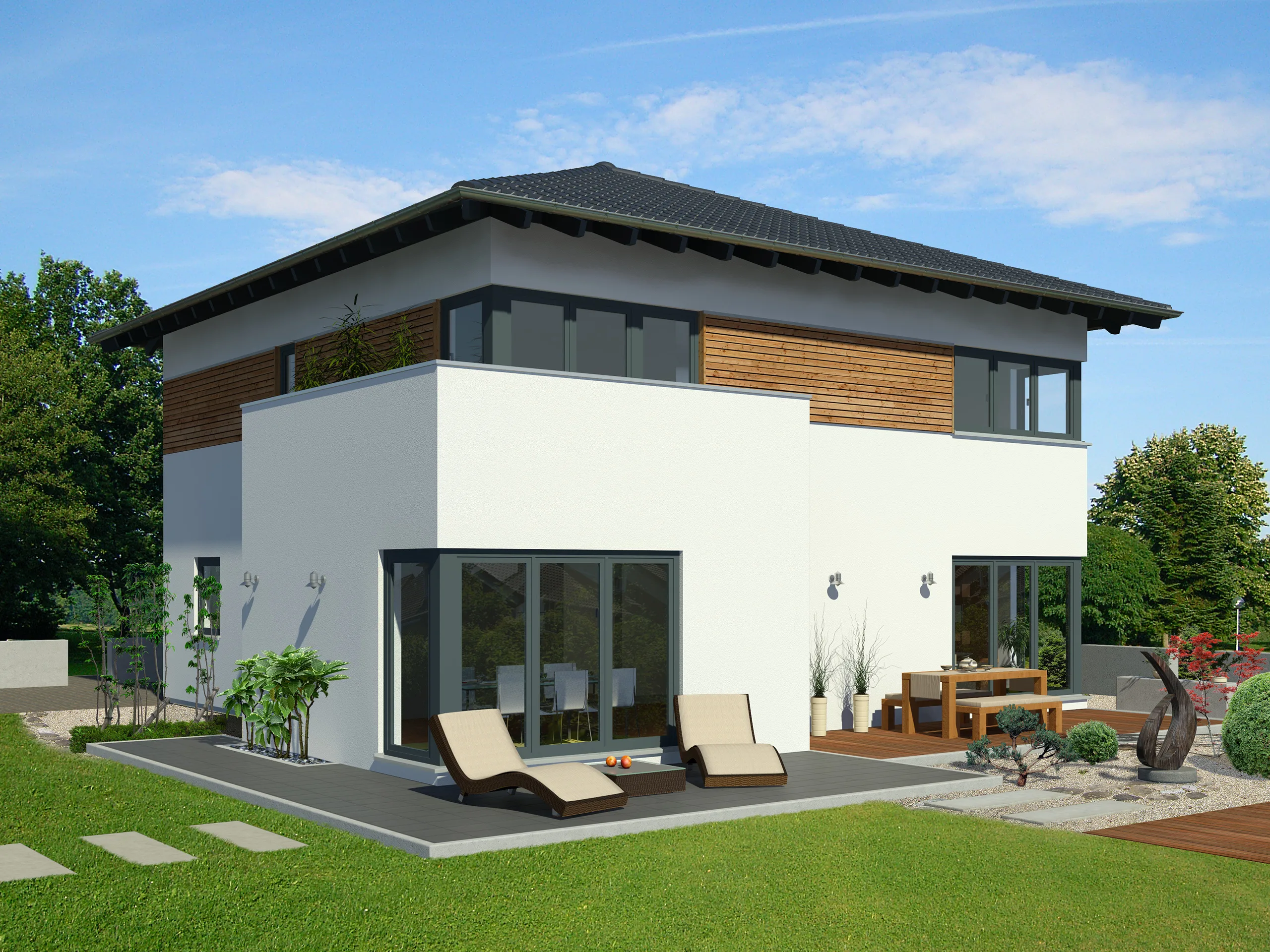 Schoen²-Stadtvilla von Meisterstueck Haus Visualisierung 3