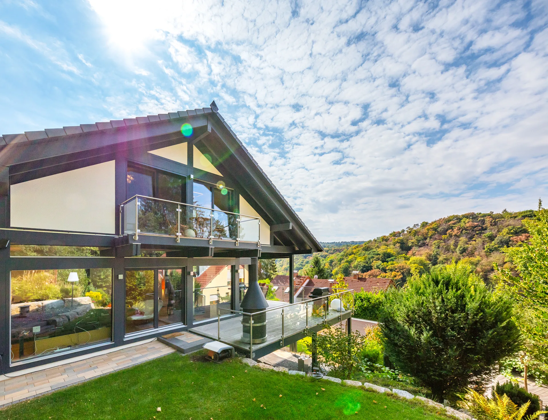 Aesthetik am Hang 24.18.044 von Meisterstueck Haus Seitenansicht 2