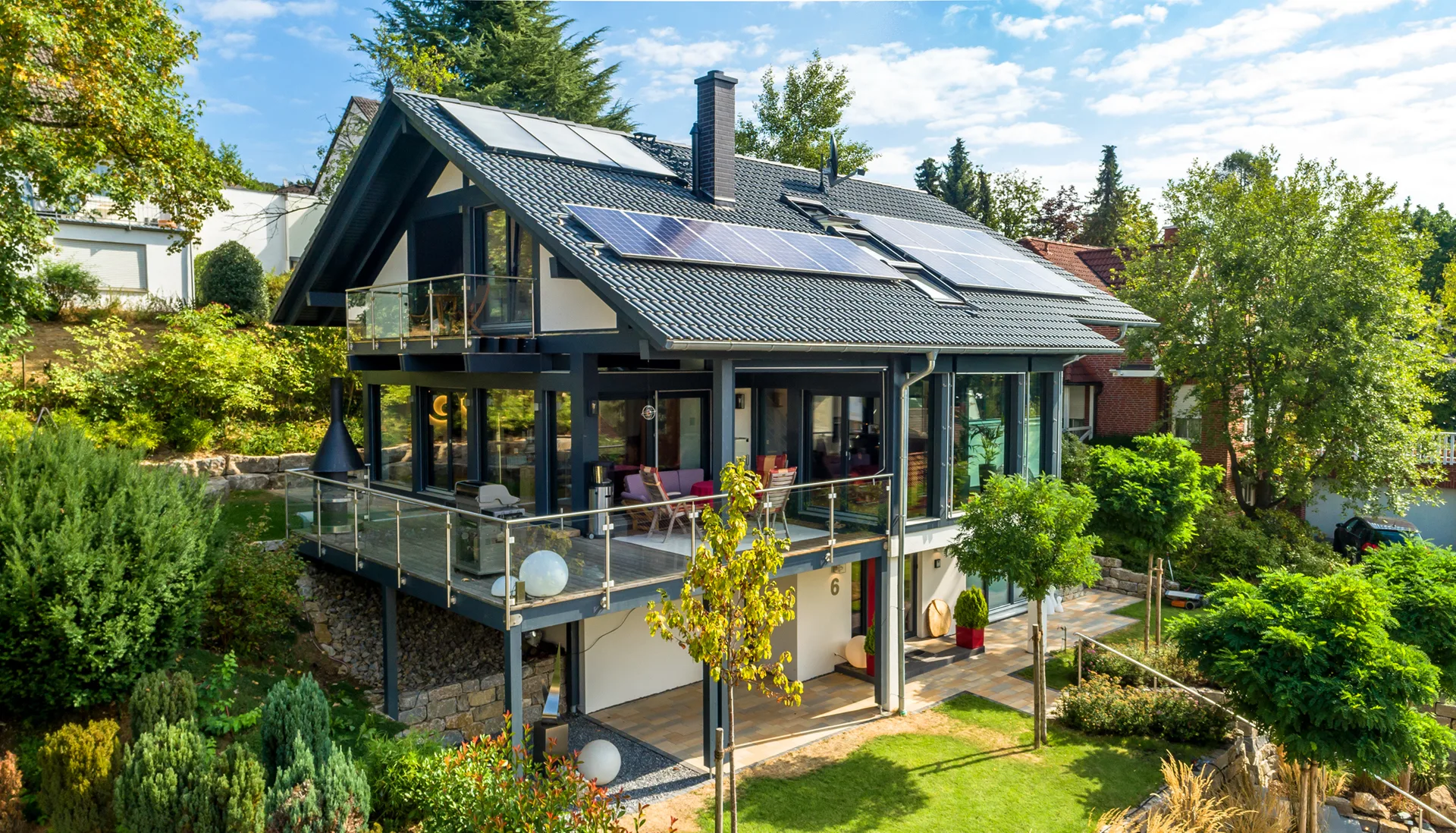 Aesthetik am Hang 24.18.044 von Meisterstueck Haus Seitenansicht 3