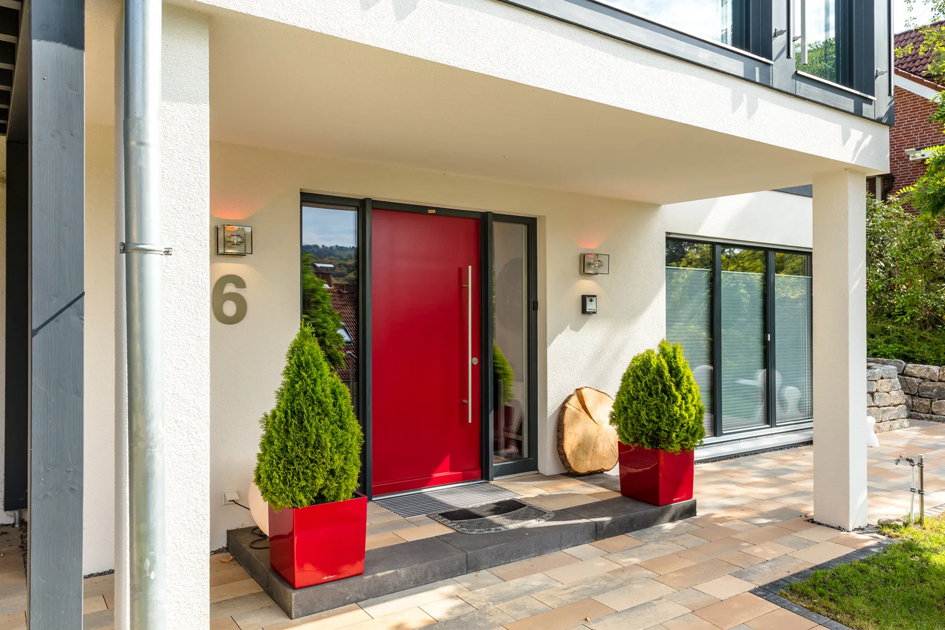 Aesthetik am Hang 24.18.044 von Meisterstueck Haus Hauseingang