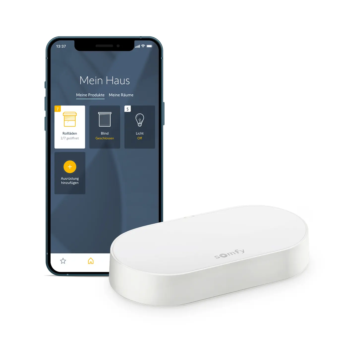 Konnektivität Smart Home Smartphone App (Foto Somfy) Konnektivität Smart Home Smartphone App (Foto Somfy)