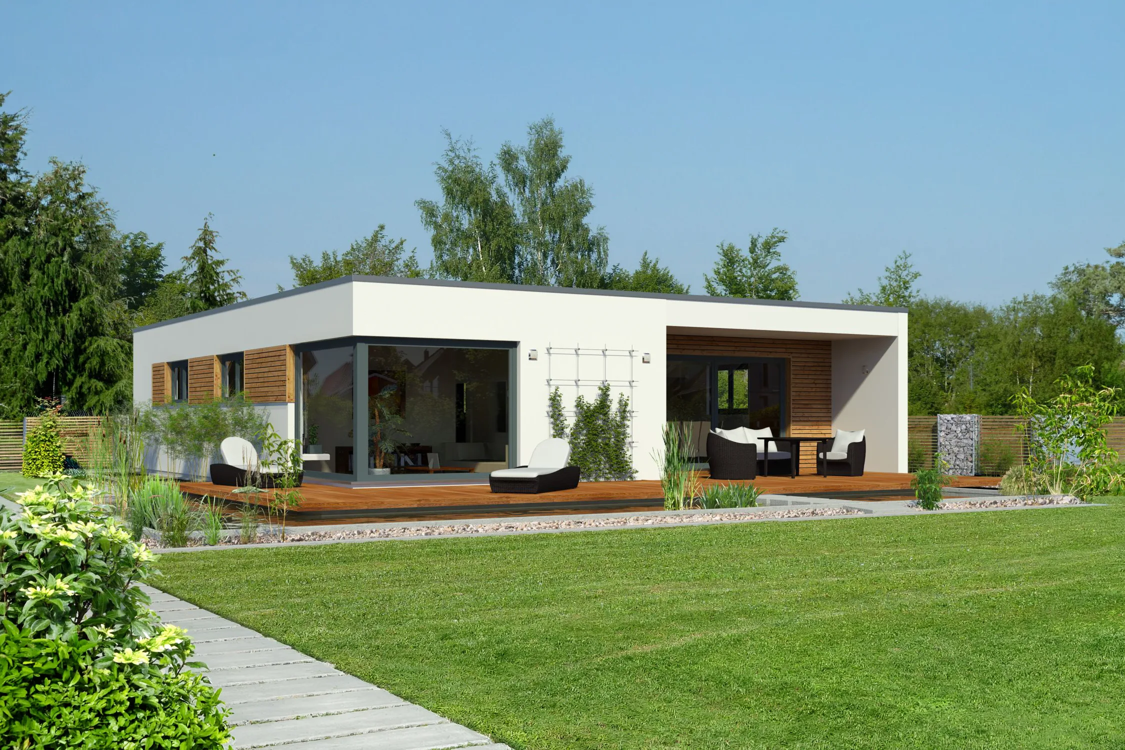 Bungalow La Cabana von Meisterstueck Haus Gartenansicht