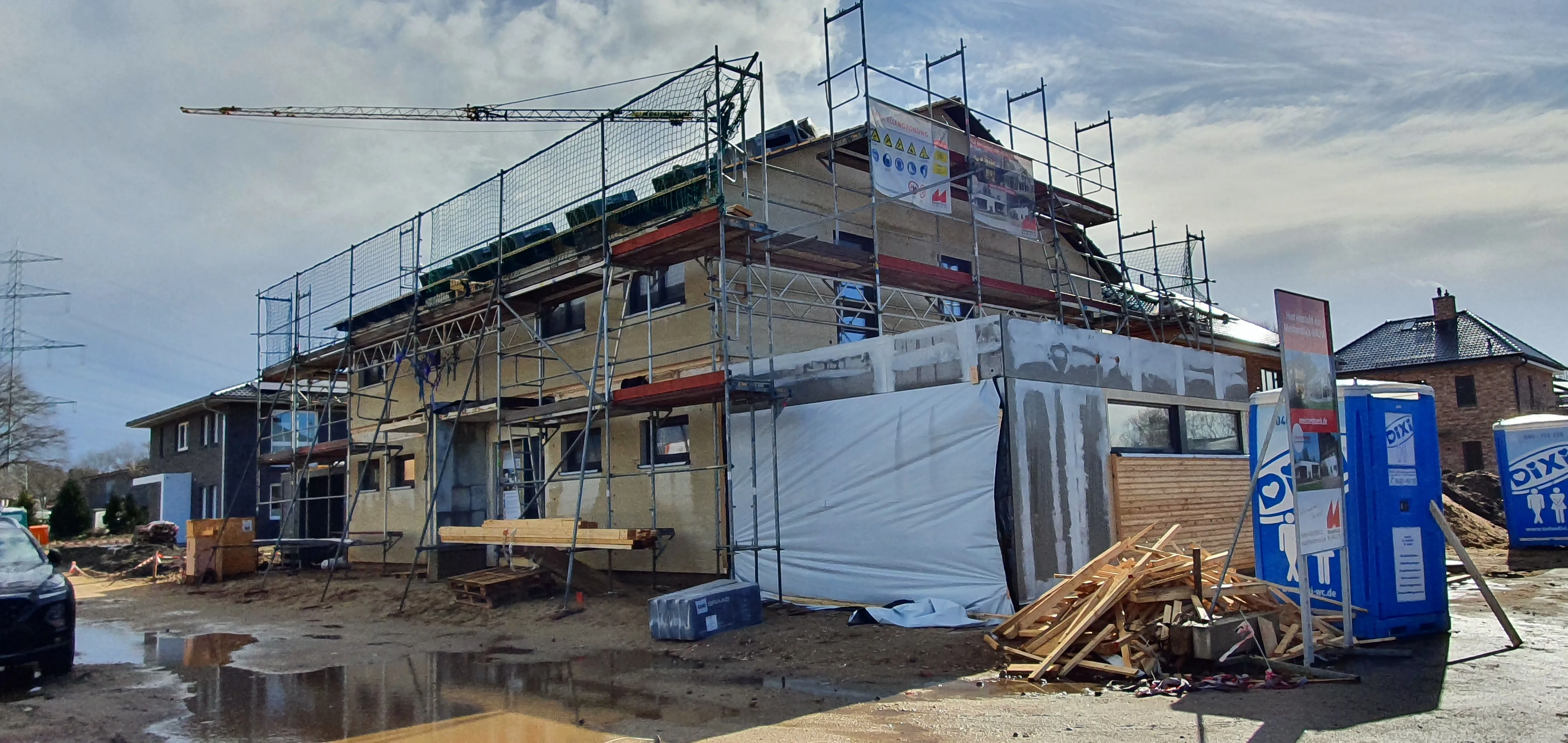 Baustelle Außenansicht