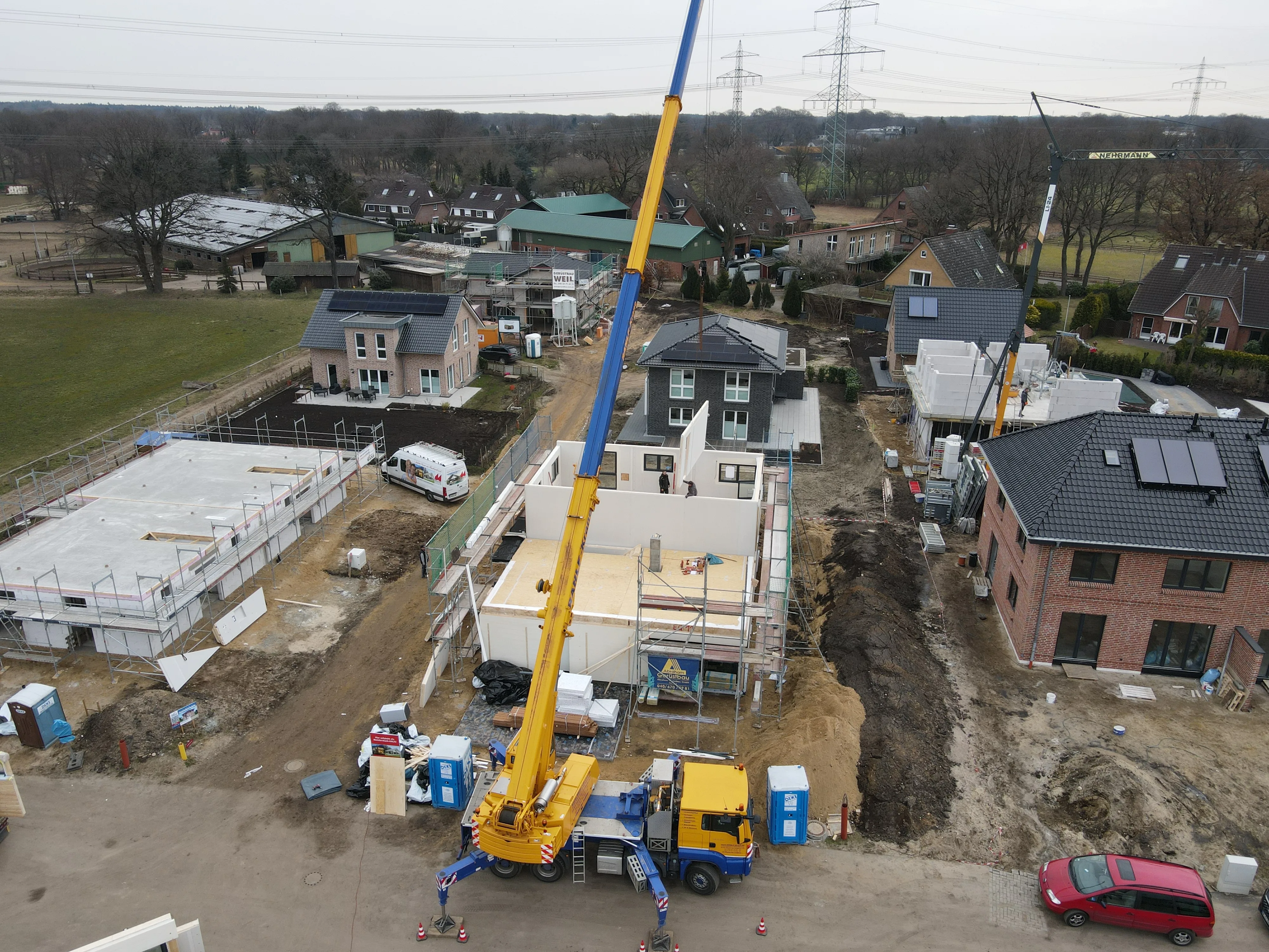 Baustelle Luftbild
