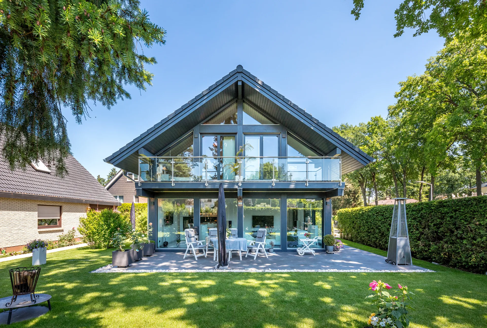 Aesthetik 21.20.026 von Meisterstueck Haus Gartenansicht