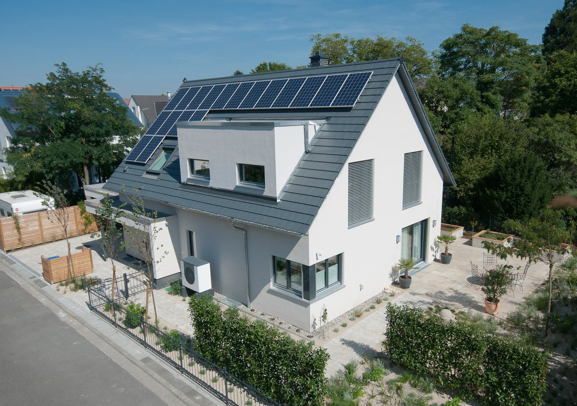 Smart Home in Hessen von Meisterstueck Haus Vogelperspektive